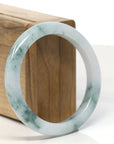 Baikalla Natural Jadeite Jade Bangle Bracelet (56.5 mm)