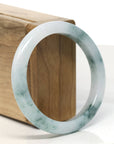 Baikalla Natural Jadeite Jade Bangle Bracelet (56.5 mm)