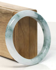 Baikalla Natural Jadeite Jade Bangle Bracelet (56.5 mm)