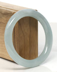 Baikalla Natural Jadeite Jade Bangle Bracelet (55.3 mm)