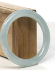 Baikalla Natural Jadeite Jade Bangle Bracelet (55.3 mm)