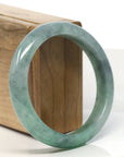 Baikalla Natural Jadeite Jade Bangle Bracelet (58 mm)