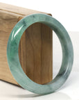 Baikalla Natural Jadeite Jade Bangle Bracelet (58 mm)