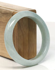 Baikalla Natural Jadeite Jade Bangle Bracelet (57.3 mm)