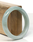 Baikalla Natural Jadeite Jade Bangle Bracelet (57.3 mm)