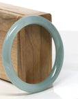 Baikalla Natural Jadeite Jade Bangle Bracelet (55.6 mm)