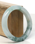 Baikalla Natural Jadeite Jade Bangle Bracelet (58.2 mm)