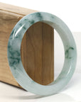 Baikalla Natural Jadeite Jade Bangle Bracelet (58.2 mm)