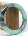 Baikalla Natural Jadeite Jade Bangle Bracelet (60 mm)