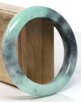 Baikalla Natural Jadeite Jade Bangle Bracelet (60 mm)