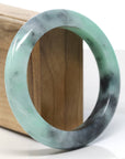 Baikalla Natural Jadeite Jade Bangle Bracelet (60 mm)