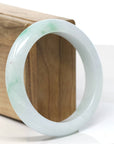 Baikalla Natural Jadeite Jade Bangle Bracelet (57.1 mm)