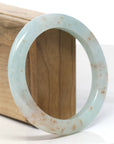 Baikalla Natural Jadeite Jade Bangle Bracelet (58.7 mm)