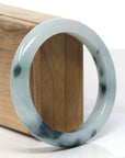 Baikalla Natural Jadeite Jade Bangle Bracelet (58 mm)