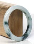 Baikalla Natural Jadeite Jade Bangle Bracelet (58 mm)