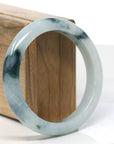 Baikalla Natural Jadeite Jade Bangle Bracelet (58 mm)