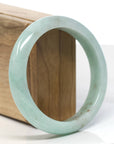 Baikalla Natural Jadeite Jade Bangle Bracelet (59.6 mm)