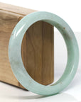 Baikalla Natural Jadeite Jade Bangle Bracelet (59.6 mm)