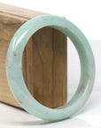Baikalla Natural Jadeite Jade Bangle Bracelet (59.6 mm)