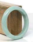 Baikalla Natural Jadeite Jade Bangle Bracelet (56.5 mm)