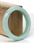 Baikalla Natural Jadeite Jade Bangle Bracelet (56.5 mm)
