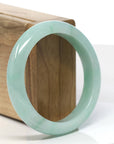Baikalla Natural Jadeite Jade Bangle Bracelet (56.5 mm)