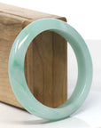 Baikalla Natural Jadeite Jade Bangle Bracelet (56.5 mm)