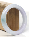 Baikalla Natural Jadeite Jade Bangle Bracelet (58.5 mm)