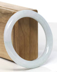 Baikalla Natural Jadeite Jade Bangle Bracelet (55.9 mm)