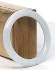 Baikalla Natural Jadeite Jade Bangle Bracelet (55.9 mm)