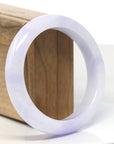 Baikalla Natural Jadeite Jade Bangle Bracelet (59 mm)