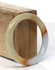 Baikalla Natural Jadeite Jade Bangle Bracelet (52 mm)