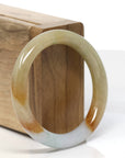 Baikalla Natural Jadeite Jade Bangle Bracelet (52 mm)