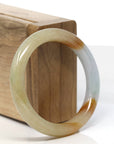 Baikalla Natural Jadeite Jade Bangle Bracelet (52 mm)