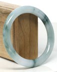 Baikalla Natural Jadeite Jade Bangle Bracelet (59.7 mm)