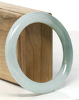 Baikalla Natural Jadeite Jade Bangle Bracelet (55.5 mm)