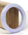 Baikalla Natural Lavender Jadeite Jade Bangle Bracelet (57.8 mm)