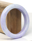 Baikalla Natural Lavender Jadeite Jade Bangle Bracelet (57.8 mm)