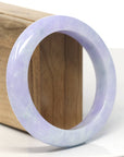 Baikalla Natural Lavender Jadeite Jade Bangle Bracelet (57.8 mm)