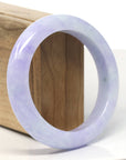 Baikalla Natural High-End Lavender Jadeite Jade Bangle Bracelet (57.9 mm)