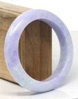Baikalla Natural Lavender Jadeite Jade Bangle Bracelet (57.6 mm)
