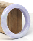 Baikalla Natural Lavender Jadeite Jade Bangle Bracelet (57.7 mm)