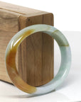 Baikalla Natural Jadeite Jade Bangle Bracelet (58.3 mm)