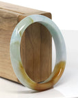 Baikalla Natural Jadeite Jade Bangle Bracelet (58.3 mm)