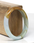 Baikalla Natural Jadeite Jade Bangle Bracelet (58.3 mm)