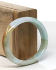 Baikalla Natural Jadeite Jade Bangle Bracelet (58.3 mm)