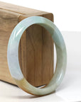 Baikalla Natural Jadeite Jade Bangle Bracelet (58.3 mm)