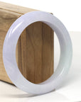 Natural Lavender Jadeite Jade Bangle Bracelet (57 mm)