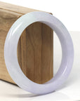 Natural Lavender Jadeite Jade Bangle Bracelet (57 mm)