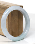 Baikalla Natural Jadeite Jade Bangle Bracelet (57 mm)